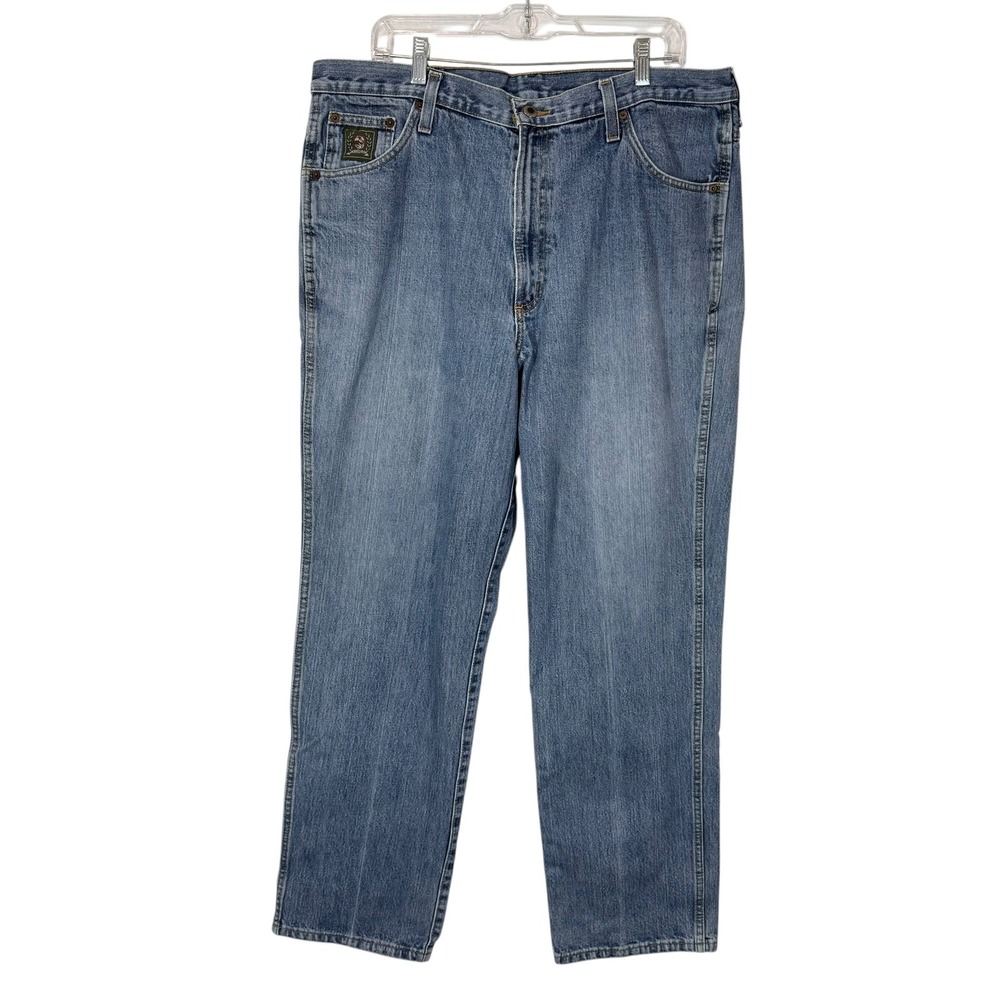 Cinch Jeans Mens 38x31 Blue Green Label Relaxed Fit Straight Leg Denim Western